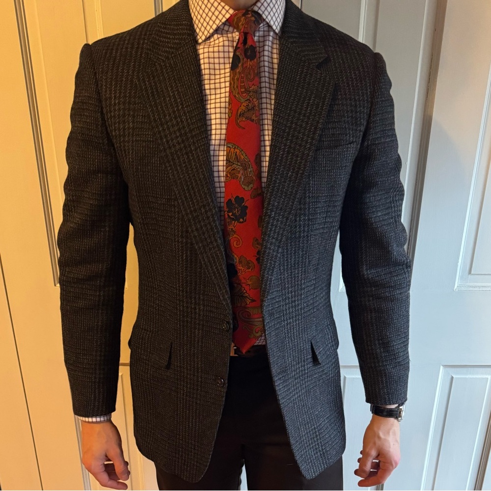 Men's Lambswool Glenn Plaid Blazer